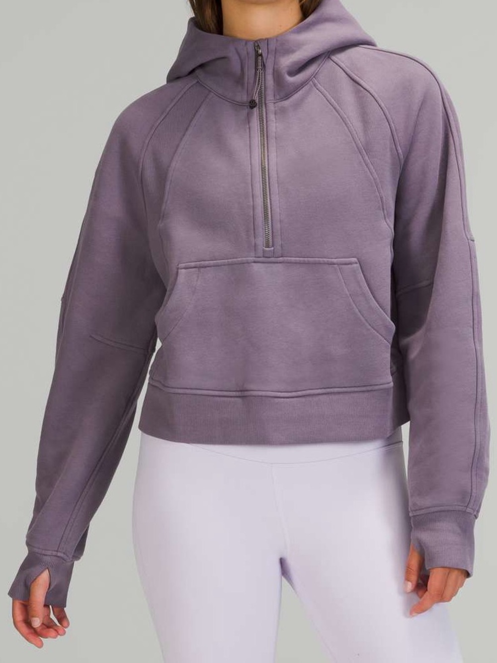 Lululemon Scuba Half-Zip Hoodie Dusky Lavender M/L